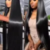 40 Inch 13x6 HD Bone Straight Lace Front Wigs Human Hair 13x4 5x5 Brazilian Remy Hair Transparent Lace Frontal Wig For Women