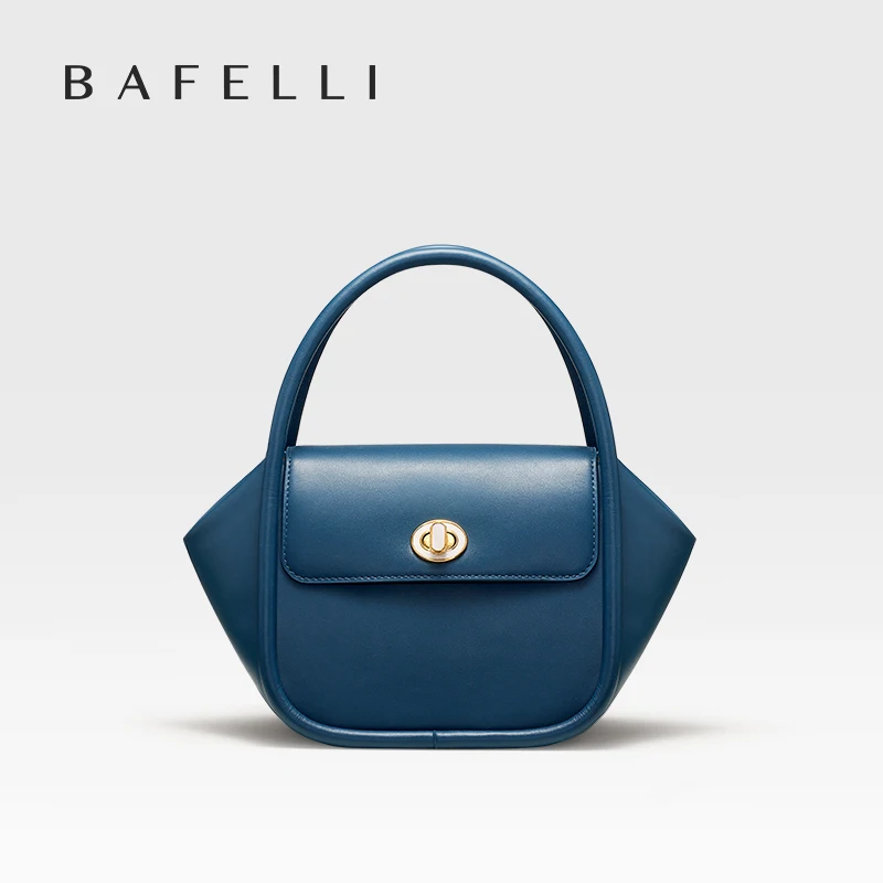 BAFELLI NEW 2025 WOMEN'S HANDBAG WINTER WOOL FASHION BENTO EVENING LEATHER ORIGINAL STYLE LUXURY BRAND PURSE SHOULDER CASUAL