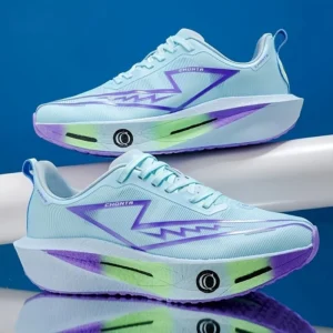 Men's Fashionable Casual Comfortable Sports Running Shoes - Breathable Fabric Upper, Non-Slip, Wear-Resistant, Shock-Absorbing Sole, Round-Toe Lace-Up Casual Running Shoes, Suitable for All Seasons