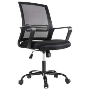 Office Chair Ergonomic Mesh Chair Computer Desk Chair Executive Home Office Chairs with Lumbar Support Armrest Rolling Swivel A