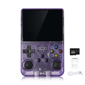 R36S Retro Handheld Game Console Linux System 3.5-inch IPS 64G 20000+ Games Portable Pocket Game Console Family Gift