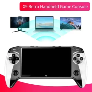 X9 Handheld Game Console 1500mAh 5.5inch HD Screen Mini Portable Retro Game Player Type-C Charging With 360 ? Anti Slip Joystick