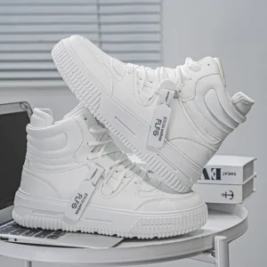 New Fashion Men's Sneakers Soft Comfortable Non Slip Wear Resistant Sole Daily Casual Men Shoes Preppy Winter Skate Ankle Boots