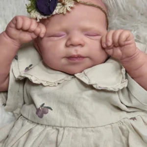 NPK 19inch Newborn Baby Reborn Doll Kit Baby Pascle Lifelike Soft Touch Fresh color Unfinished Doll Parts