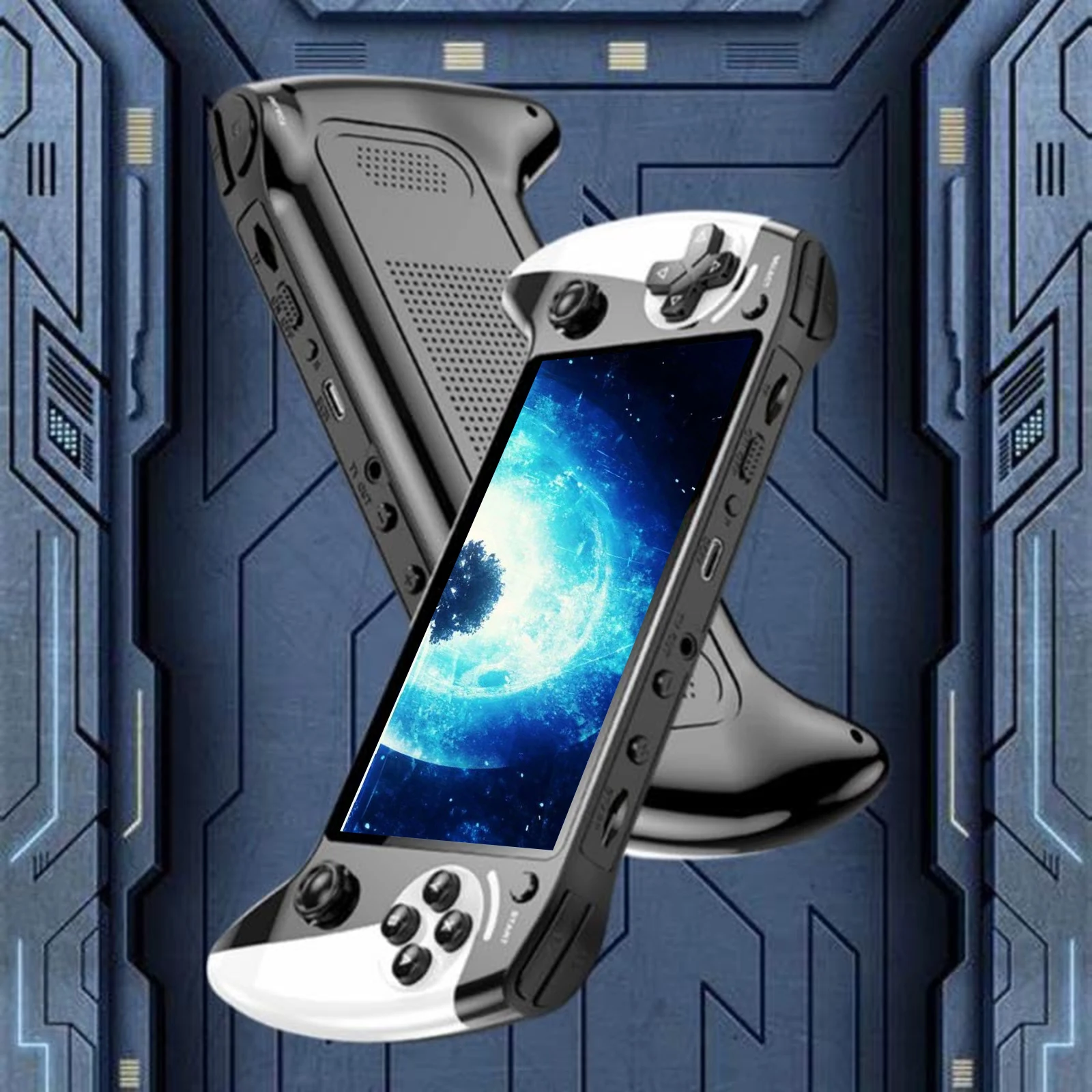 X9 Retro Handheld Game Console, Game Console 5.5-Inch HD IPS Screen, 20000+ Classic Games,TV Connection,Expandable Storage