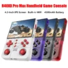 R40XX Pro Max Retro Handheld Game Console Linux System 4.2 Inch HD IPS Screen Portable Pocket Video Player 128GB Games Gift