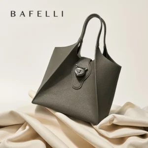 BAFELLI 2025 WOMEN'S HANDBAG TOTE TRAVEL BAGS GENUINE LEATHER CASUAL FASHION LUXURY BRAND UNISEX PURSE BUSINESS STYLISH DESIGNER