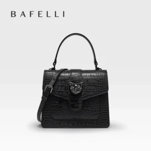 2025 NEW WOMEN'S HANDBAG BAFELLI GENUINE LEATHER BAGS FOR WOMEN LUXURY DESIGNER BRAND FEMALE CASUAL SHOULDER FASHION PURSE
