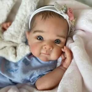 NPK Clearance Sales 18inch Reborn Doll Kit Bettie Unfinished Unpainted Fresh Color Blank Doll Kit with cloth Body