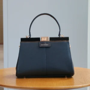 Fashion luxury high-end atmosphere handbag 2025 new niche design contrast European and American trend color matching handbag lar