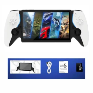 Project X HC8000 PSP Handheld Video Gameing Console Compatible with Emulators 30+ 7-Inch Screen Retro Game Player 64G PSP Gift