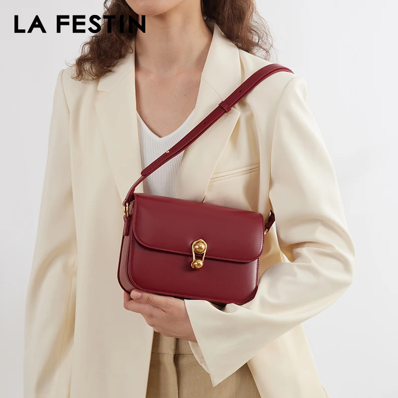 LA FESTIN Original New Designer Luxury Bag Fashion Small Shoulder Bag Crossbody Bag Women Handbag Ladies Bags Leather Purse