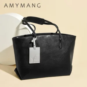 Luxury Handbag Women Bags Designer High Quality Leather Solid Color Shoulder Bags for Women Large Capacity Shopping Tote Bag