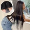 4x4 5x5 HD Lace Frontal Glueless Wig Human Hair 30 40 Inch Straight Human Hair Wig Pre Plucked Straight HD Lace Frontal Wig 13x6