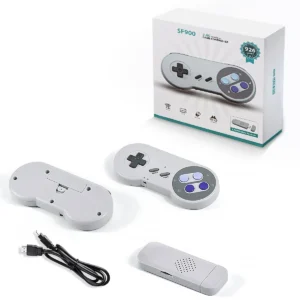 SF900 Retro Game Console With 5000 Built-In Games TV Game Controller Comes with 2 Wireless Gamepads Game Controller Classic Game