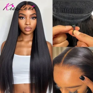 Straight Pull Go 13x6 Lace Wig with Elastic Drawstring 13x6 HD Lace Frontal Wig 5x5 Glueless Wigs Human Hair 13x4 Lace Front Wig