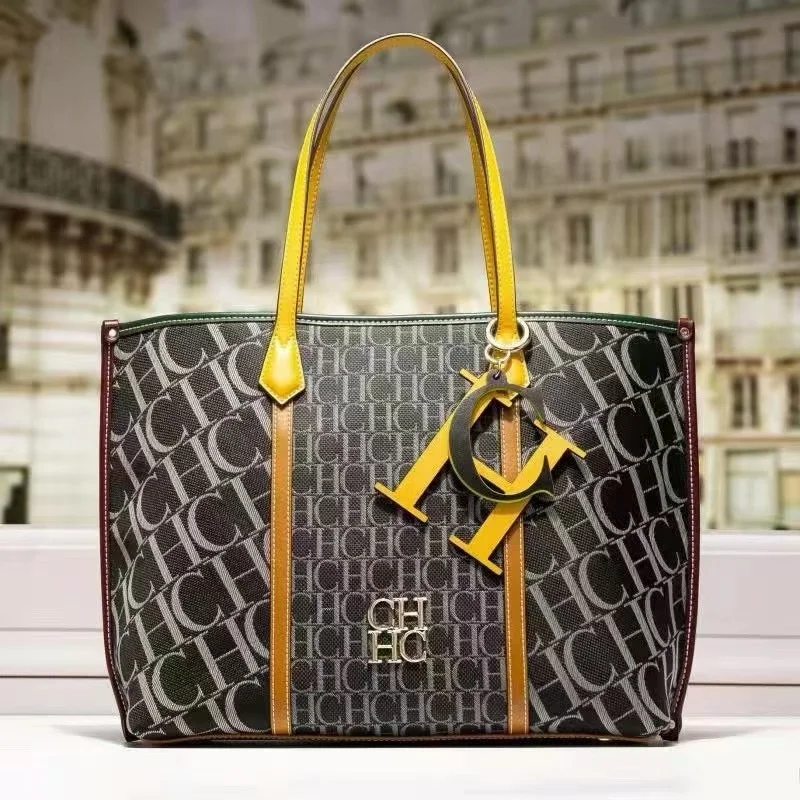 CHCH Women's Fashion Light Luxury Tote Shoulder Bag Women's New Arrival Niche High-End Large Capacity Computer Bolsos Mujer