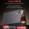 Cubot TAB 70, 2025 New Tablet Android 14, Octa-Core, 16GB RAM(6GB+10GB), 128GB ROM, 10.95" HD+ Screen, 8200mAh, GPS, Face ID