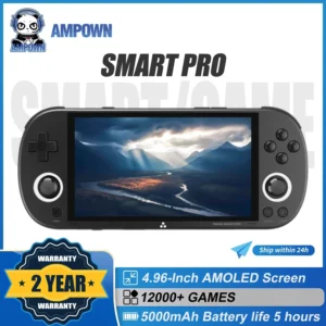 Trimui Smart Pro Consoles 4.96'' IPS Screen Handheld Game Players Linux System Emulator Portable Console Retro Video Game