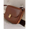 2025genuine leather tofu bag for women with a high-end feel, single shoulder crossbody small square bag, commuting bag for women