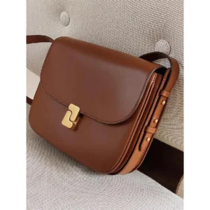 2025genuine leather tofu bag for women with a high-end feel, single shoulder crossbody small square bag, commuting bag for women