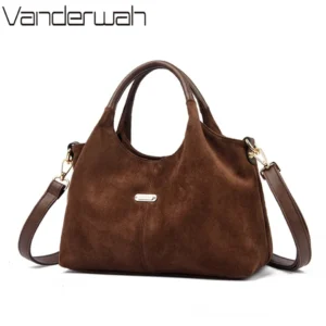 Genuine Brand Faux Suede Handbags Soft High Quality Women Bag Small Casual Female Messenger Shoulder Bag Ladies Crossbody Bag