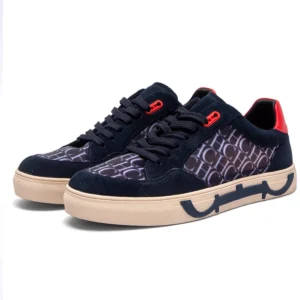 Men's Walking Shoes Spring/Summer 2026 Mesh Men's Vulcanized Shoes Flat Bottom Lace