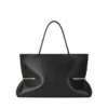 Pinch Squeezed Horizontal Tote Bag Women New East-West Shaped Magnetic Closure Double Top Handle Luxury Brands Shoulder Bag