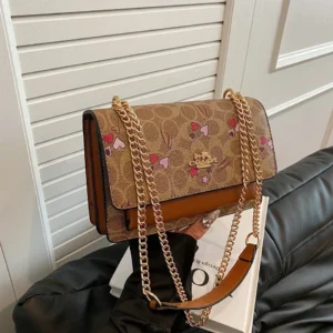 Classic Solid Color Commuter Crossbody Bag - Designer Minimalist Messenger With Paris Fashion Letter Logo