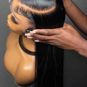 40 42 Inch Straight Human Hair Wigs 13x4 13x6 HD Lace Frontal Human Hair Wigs For Women Glueless Bone Straight Lace Front Wig