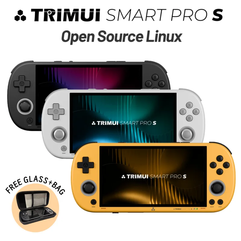 2026 Trimui Smart Pro S 4.96inch 1280x720pixel Ips Fully Laminated Handheld New Upgrade Portable Hd Wireless Game Machine TG5050