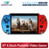 GAMINJA X7 4.3inch Handheld Game Console IPS Screen Video Game Player HD Game Console Built-in 10000 Games For GBA GBC NES GBC