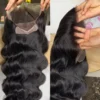100% Human Hair Brazilian 30 42 Inch Body Wave 13x4 13x6 HD Transparent Lace Front Wig Black 5x5 Lace Frontal Wigs Pre Plucked