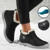 Women Boots Waterproof Winter Boots Fur Shoes Women Slip On Ankle Boots Snow Botas Mujer 2025 Winter Shoes Couple Short Boot