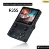 R35S Handheld Game Console 3.5 Inch IPS Screen Retro Linux HD Video Player Portable Mini Gaming Device 3500mAh