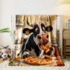 6 Style Fun Cow Style Print Blanket Warm Soft Fluffy Kids and Adult Sofa Bed Throw Blanket Outdoor Travel Camping RV