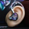 JUZEAR x Z Reviews Defiant 1DD+3BA Hybrid In-ear Earphones 3-Way Crossover HiFi Headset with 3.5+4.4mm Replaceable Plugs Cable