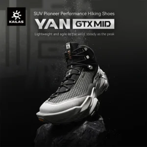 KAILAS New Arrivals YAN GTX MID Men's Anti-Slip Hiking Shoes Outdoor Waterproof Sport Sneakers KS2532137