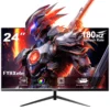 FYHXele 24Inch 180Hz Gaming Monitor 1K FHD Computer Display 1ms Response Time Eye Care Screen LCD Support HDR G-Sync VESA