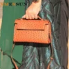 XMESSUN Brand Designer Ostrich Pattern Crossbody Bags for Women 2026 Simple Totes Shoulder Bag Lady Luxury Handbags and Purses