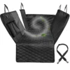 Dog Carriers Waterproof Rear Back Pet Dog Car Seat Cover Mats Hammock Protector with Safety Belt for Car and Large SUVs, Trucks