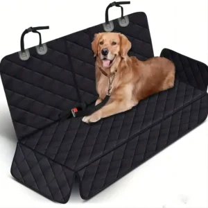 Dog Car Seat Cover Pet Travel Carrier Mattress Waterproof Dog Car Seat Protector With Middle Seat Armrest For Dogs