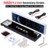 TURZX 9.2 Inch USB Secondary Screen for Computer Chassis 1920*462 IPS LCD Type-C Display CPU RAM GPU HDD FPS Weather Monitor