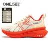 ONEMIX 2025 New Sneakers Buffer Running Shoes Heavyweight Runners Men Non-slip Breathable Lightweight Outdoor Sport Shoes