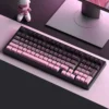Gradient Keycaps For Cherry Mx Switch Mechanical Keyboard OEM Profile PBT Keycap Black Pink backlit RGB Gamer ISO Layout Key cap