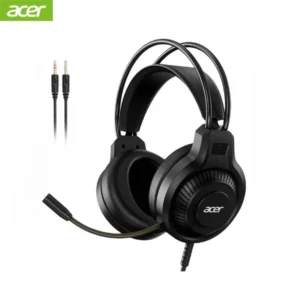 Acer Gaming Headphones with Mic 7.1 Stereo Virtual Surround LED Light Bass Earphone Headsets Gamer for Computer PC Gamer OHW303