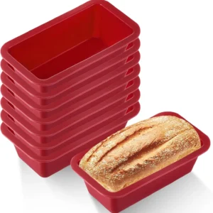 Silicone Baking Molds NonStick Rectangle Cake Pans Mini Loaf Pan Easy Release Bread Toast Mould Kitchen Accessories Pastry Tool