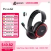 Picun G2 2.4G Wireless Gaming Headset Bluetooth Headphones 5ms Low Latency 7.1 Surround ENC Mic For PC PS4 PS5 Phone Switch