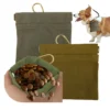Dog Training Snack Bag Outdoor Travel Dog Food Storage Container Treat Pouch Portable Food Dispenser Bag Durable Pet Accessories