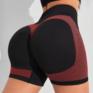 New Women Yoga Shorts High Waist Workout Shorts Fitness Yoga Lift Butt Fitness Ladies Yoga Gym Running Short Pants Sportswear